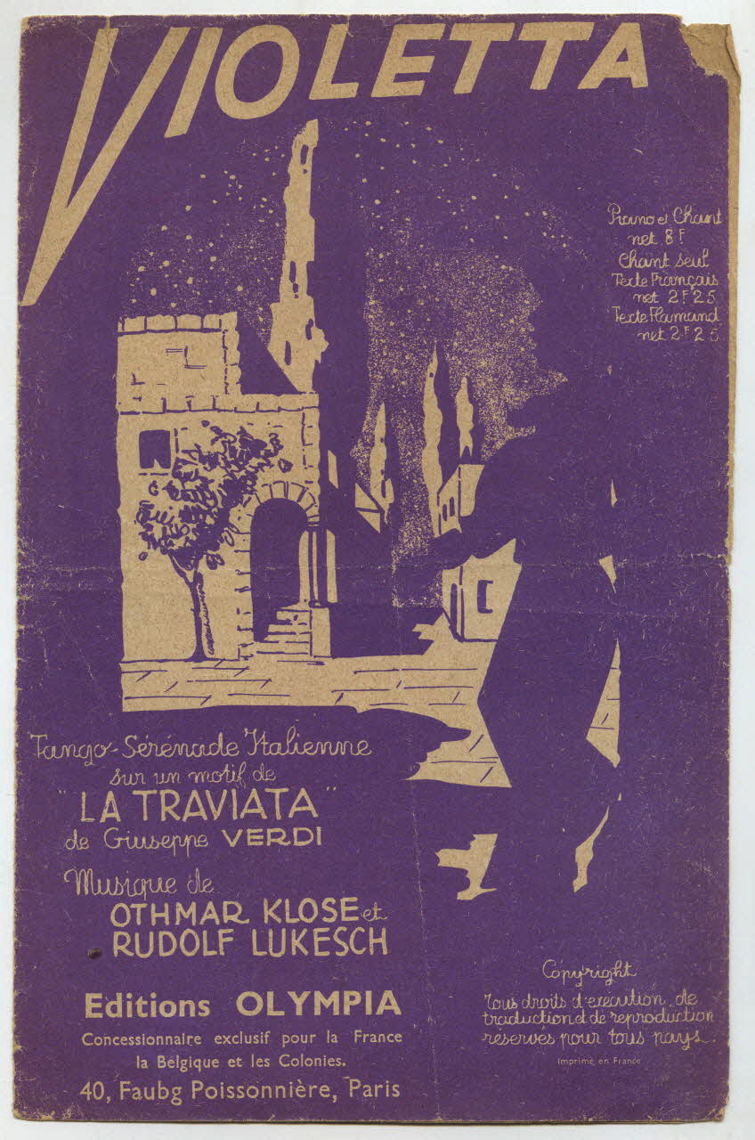 chanson petit format 1965.121.185 Photo