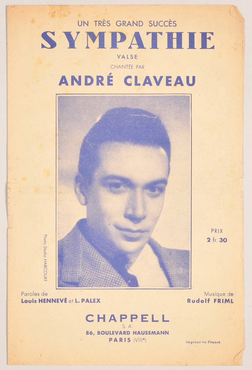 chanson petit format 1965.121.186 Photo