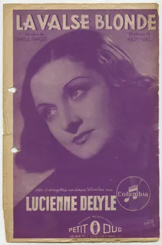 Nady-Val ; Camille François ; Lucienne Delyle ; La Clé De Sol; ; WüRth ; Petit Duc; chanson petit format Île-de-France, France 1942 1965.121.228  Photo