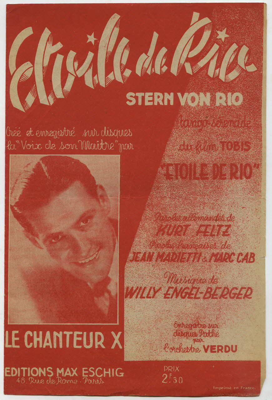 chanson petit format 1965.121.251 Photo