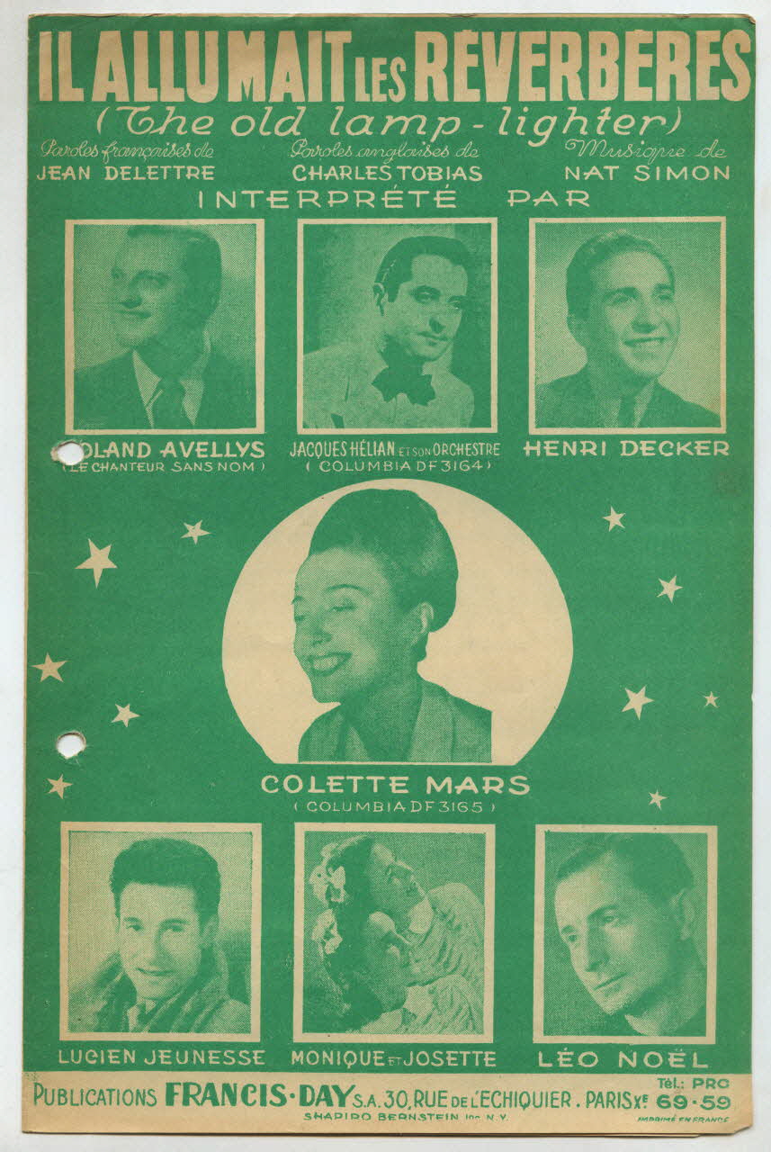 chanson petit format 1965.121.258 Photo