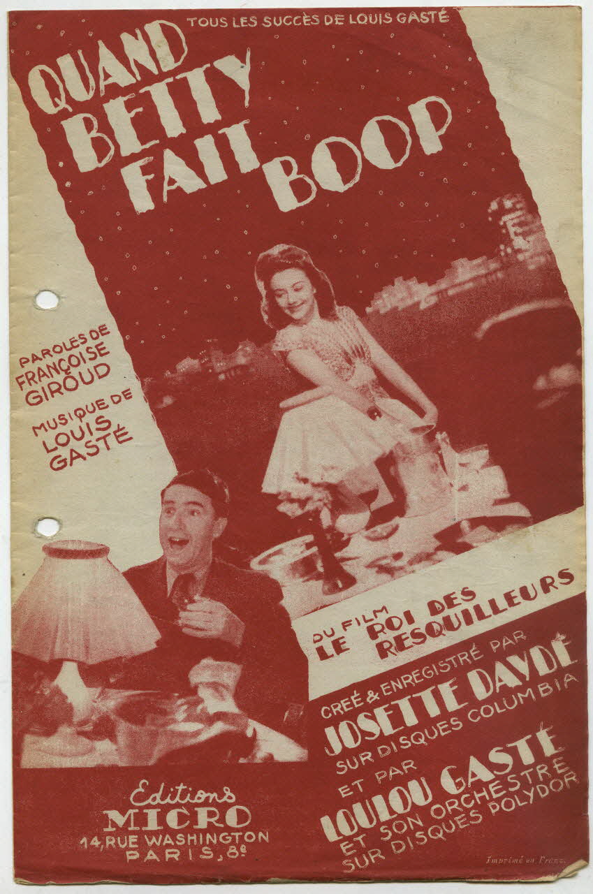 chanson petit format 1965.121.265 Photo