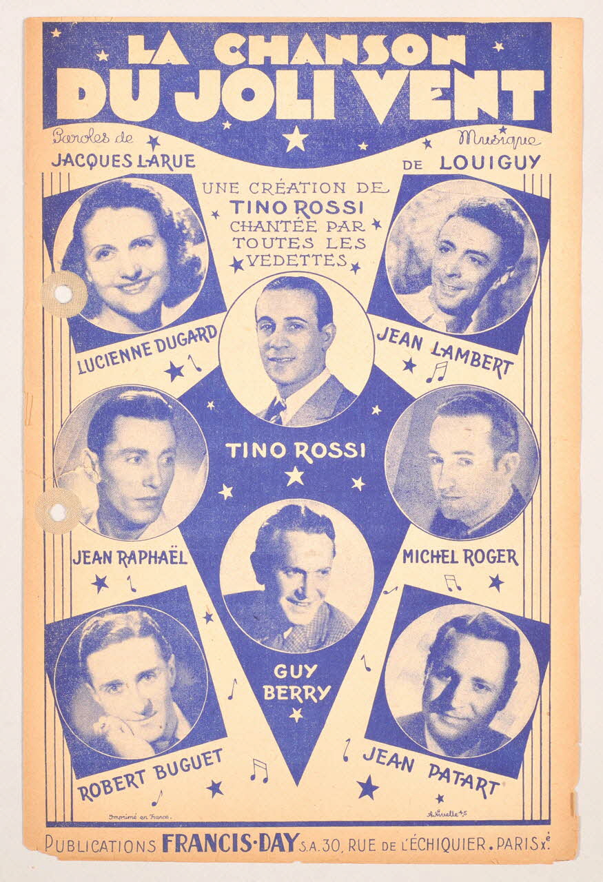 chanson petit format 1965.121.268 Photo