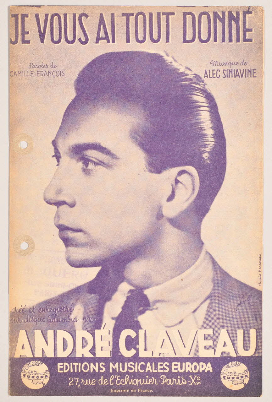 chanson petit format 1965.121.280 Photo