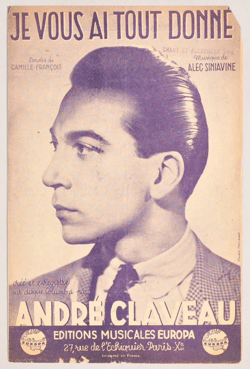 chanson petit format 1965.121.281 Photo