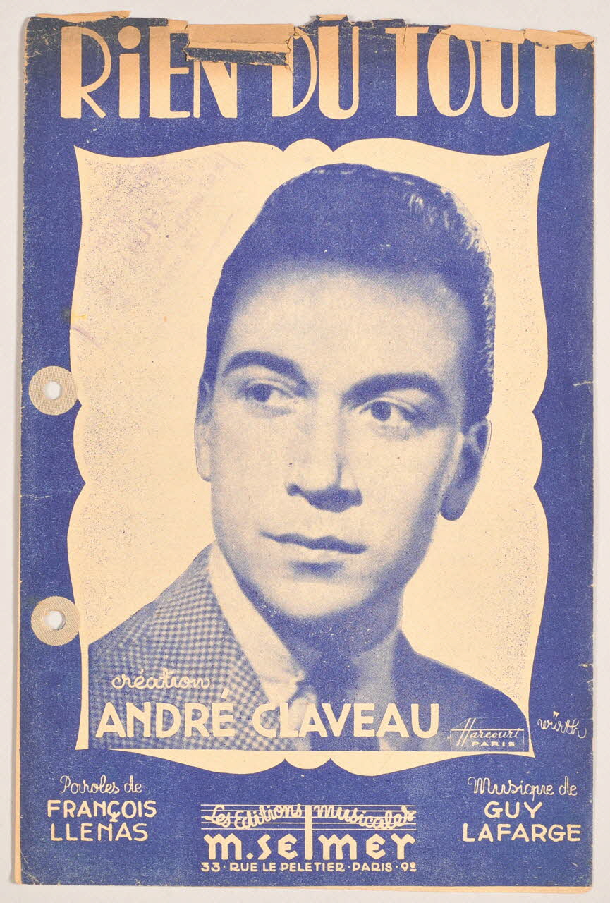 chanson petit format 1965.121.282 Photo
