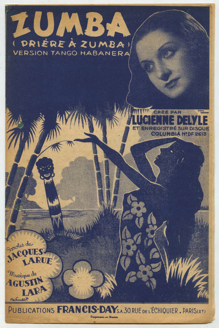 Jacques Larue ; Agustin Lara ; Lucienne Delyle ; Laroche ; Publications Francis Day (S.A); chanson petit format Île-de-France, France 1939 1965.121.291 Photo