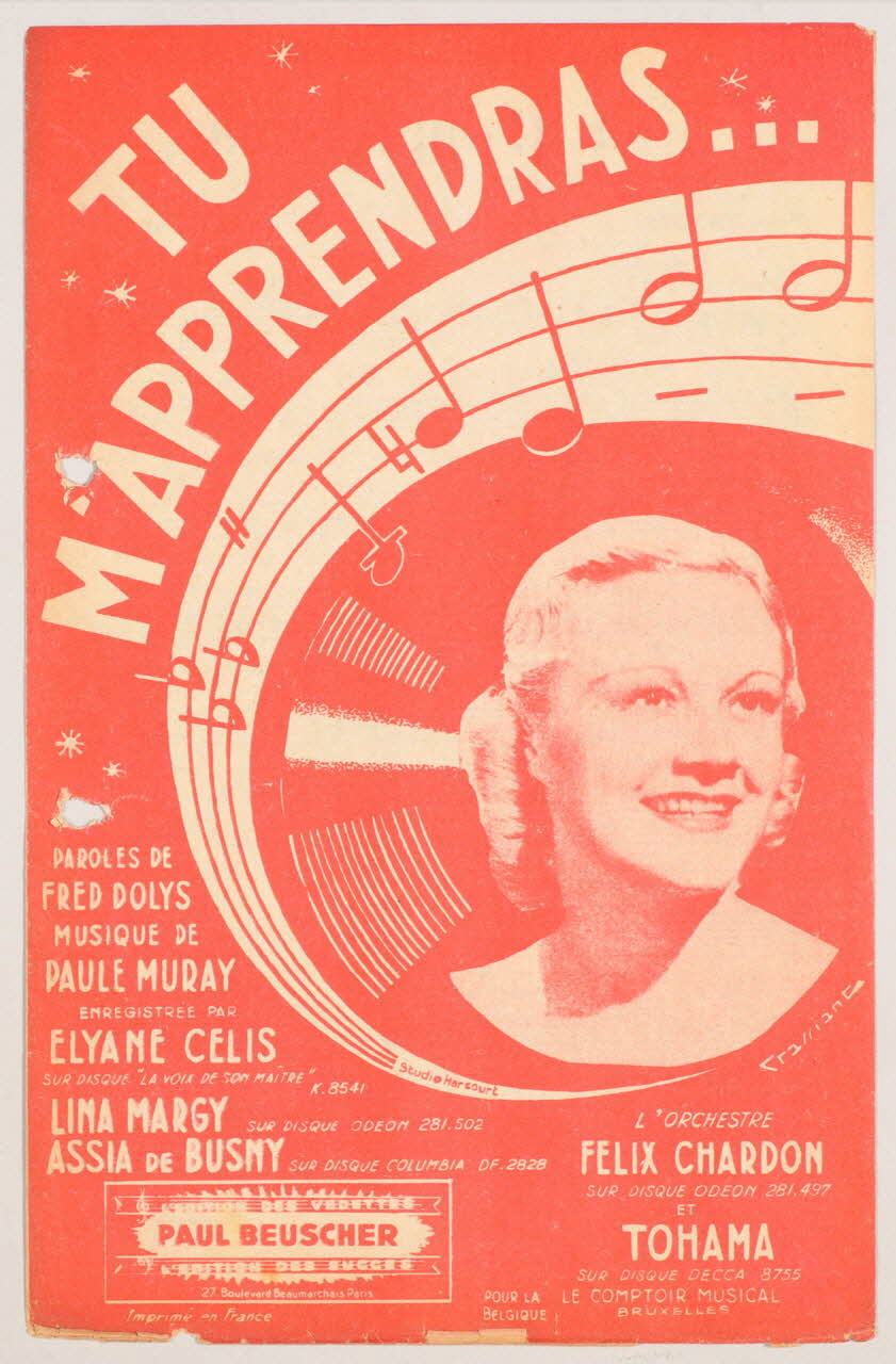 chanson petit format 1965.121.307 Photo