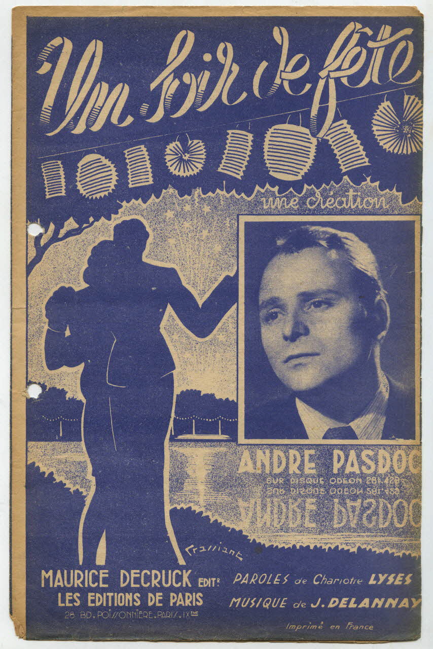 chanson petit format 1965.121.311 Photo