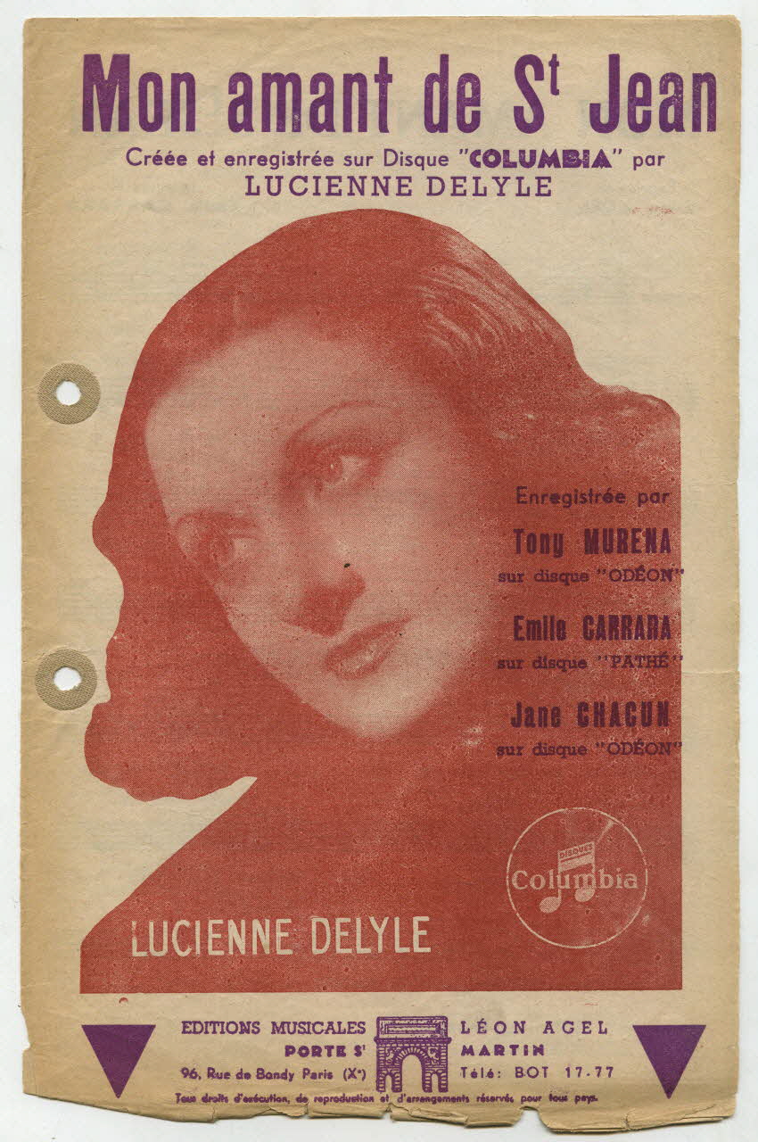 chanson petit format 1965.121.315 Photo