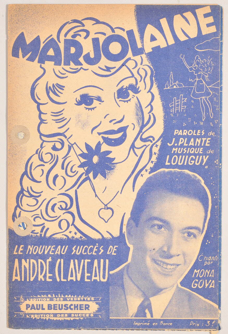 chanson petit format 1965.121.461 Photo