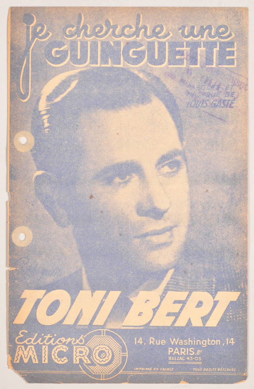 chanson petit format 1965.121.486 Photo