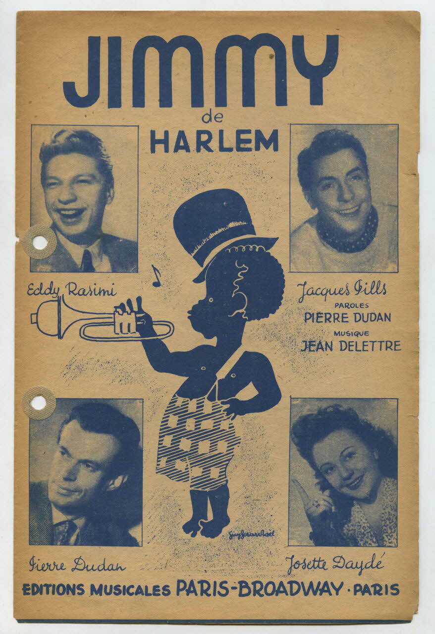 Jean Delettre ; Pierre Dudan ; Jacques Pills ; Eddy Rasimi ; Josette Daydé ; Paris Broadway ; La Lyre; chanson petit format Île-de-France, France 1945 1965.121.506 Photo