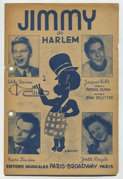 Jean Delettre ; Pierre Dudan ; Jacques Pills ; Eddy Rasimi ; Josette Daydé ; Paris Broadway ; La Lyre; chanson petit format Île-de-France, France 1945 1965.121.506 Photo