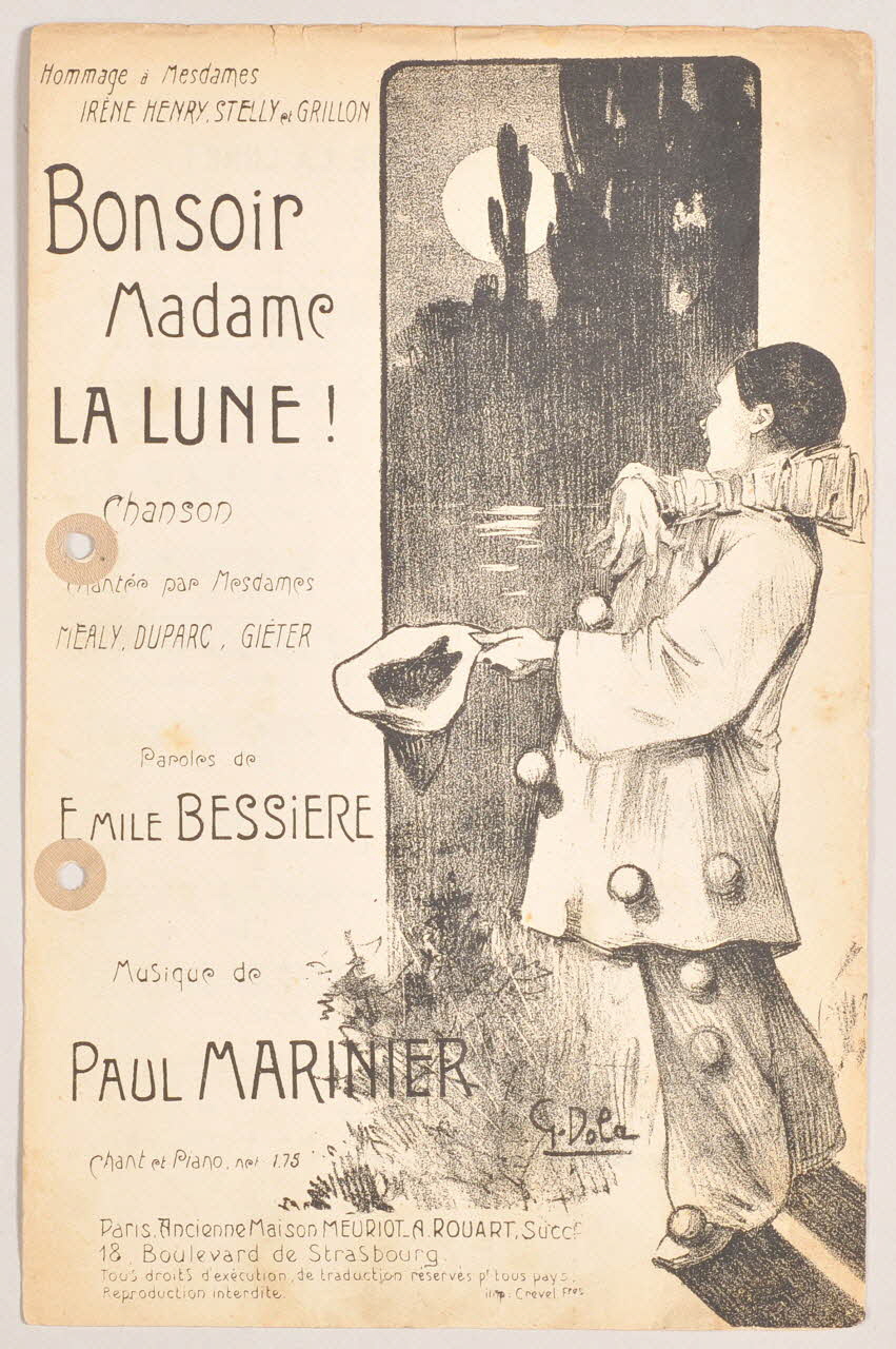 chanson petit format 1965.121.57 Photo