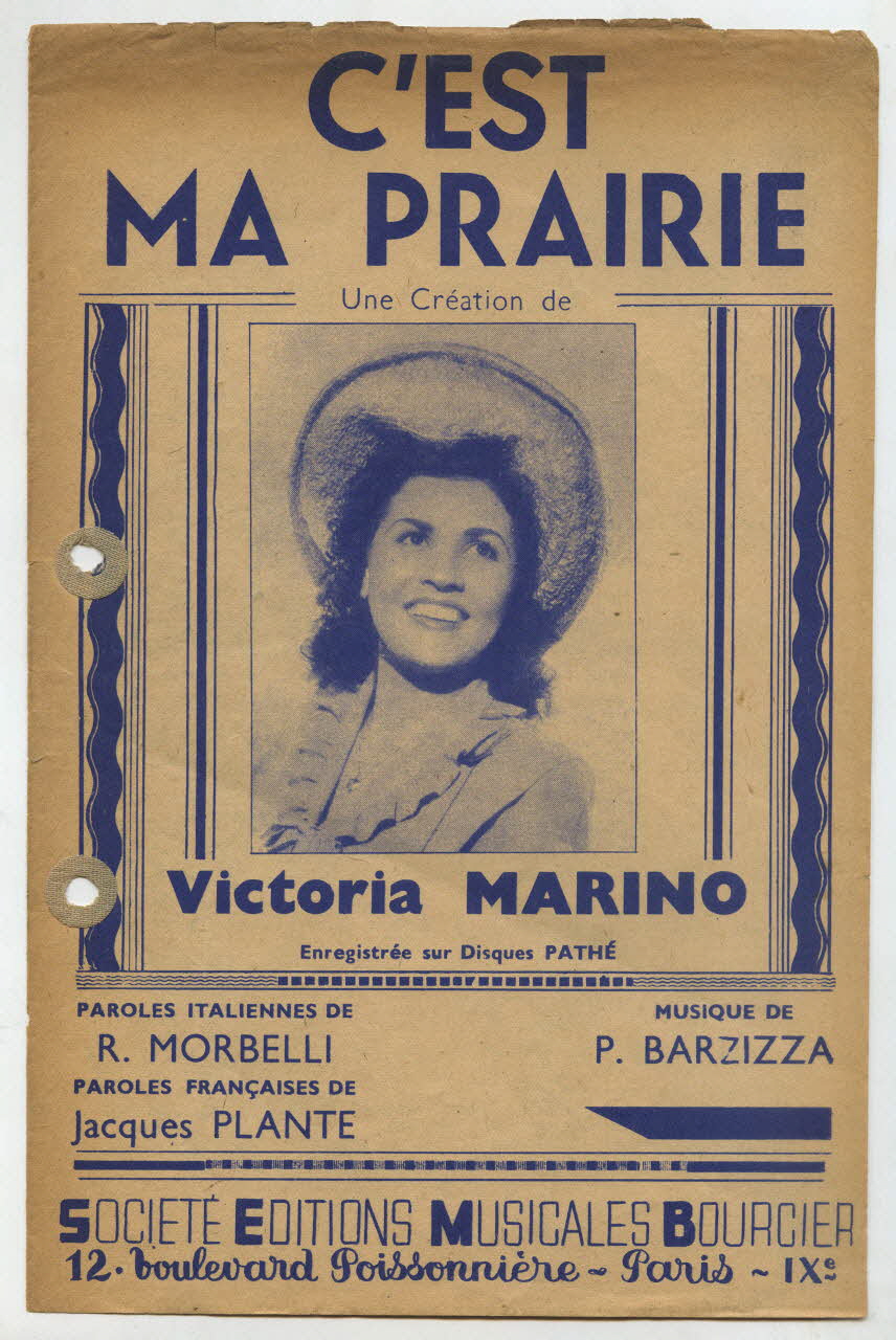 chanson petit format 1965.121.65 Photo