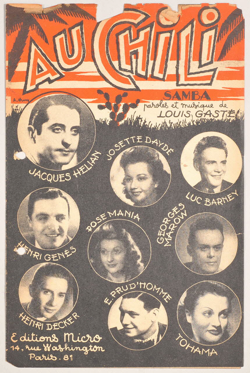 chanson petit format 1965.121.99 Photo