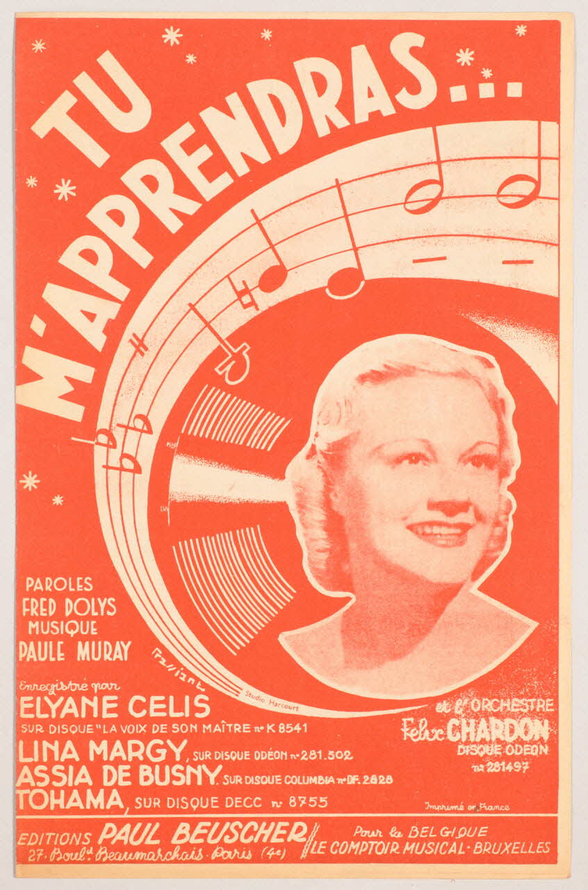 chanson petit format 1965.134.20 Photo