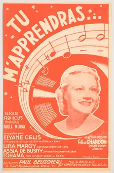 chanson petit format 1965.134.20 Photo