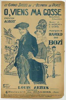 Jack Cazol ; Henry Moreau ; Harold de Bozi ; Louis Aerts chanson petit format Île-de-France, France 1921 1965.134.63  Photo
