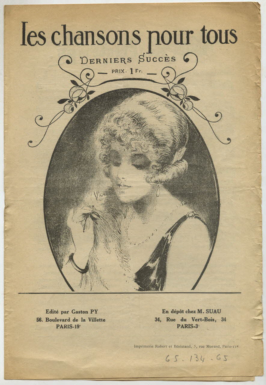 chanson petit format 1965.134.65 Photo