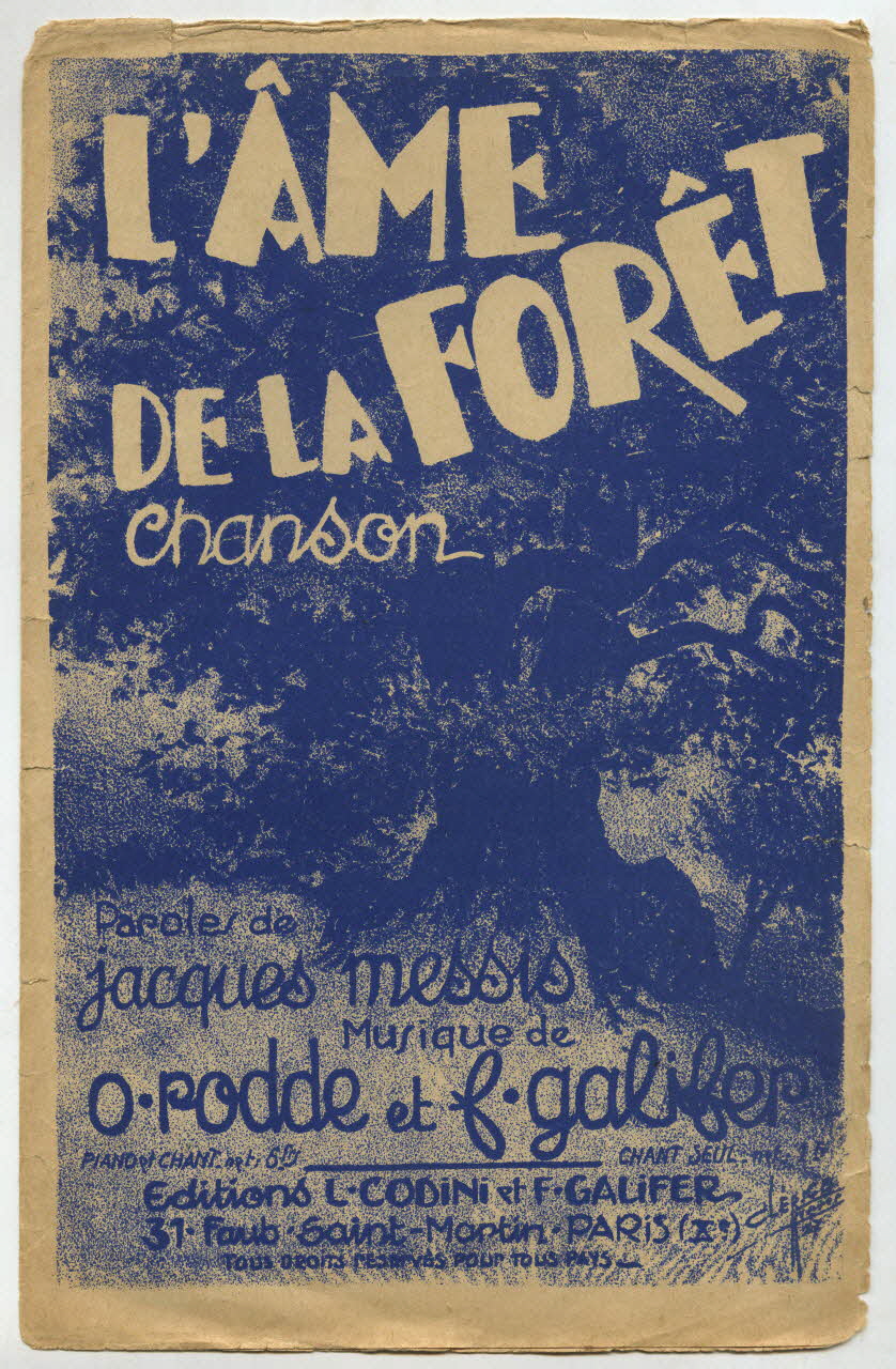 chanson petit format 1965.136.115 Photo