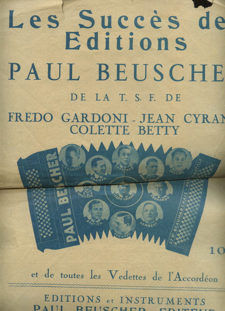 chanson petit format 1965.136.117 Photo