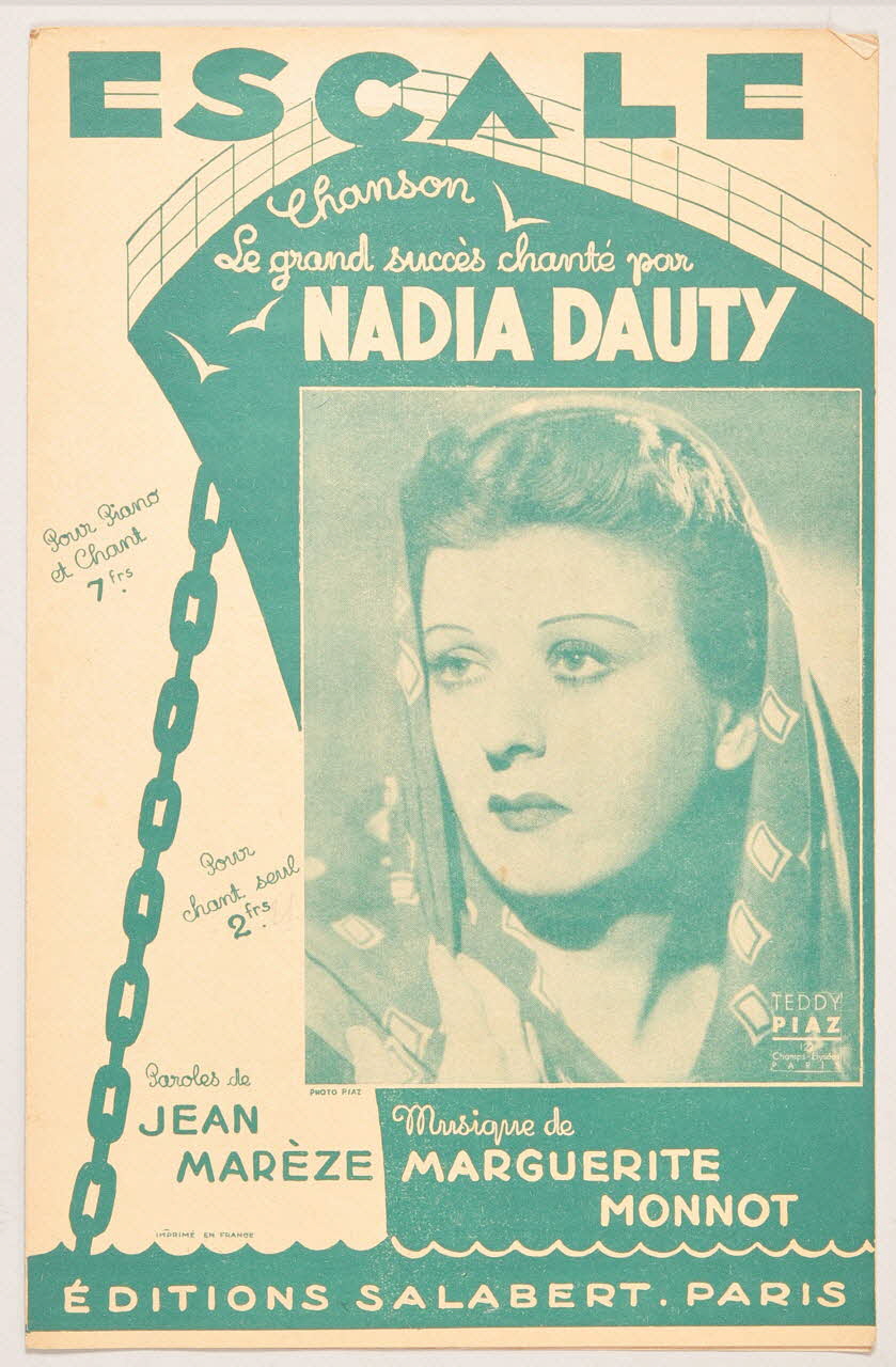 chanson petit format 1965.136.120 Photo