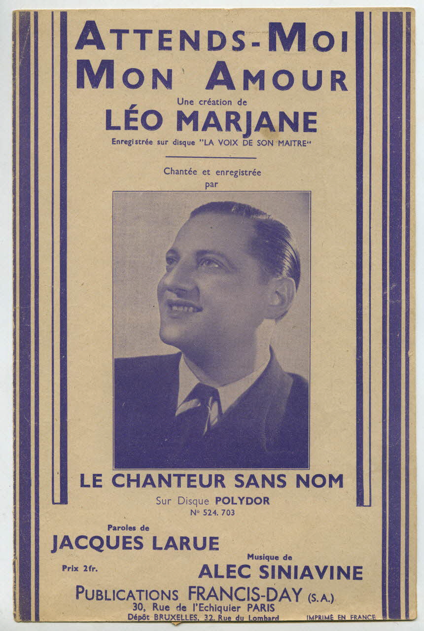 chanson petit format 1965.136.75 Photo