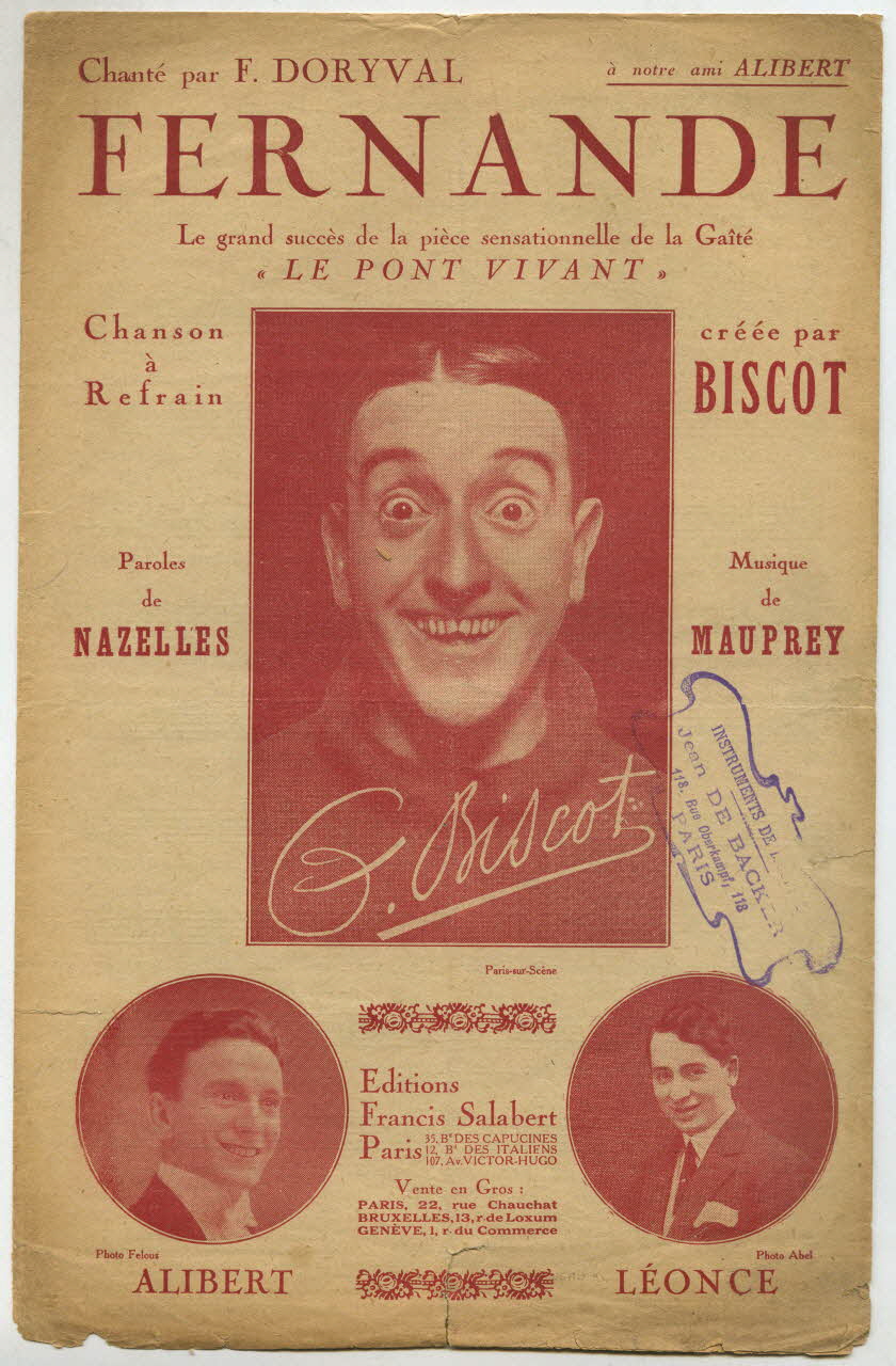 chanson petit format 1965.137.19 Photo