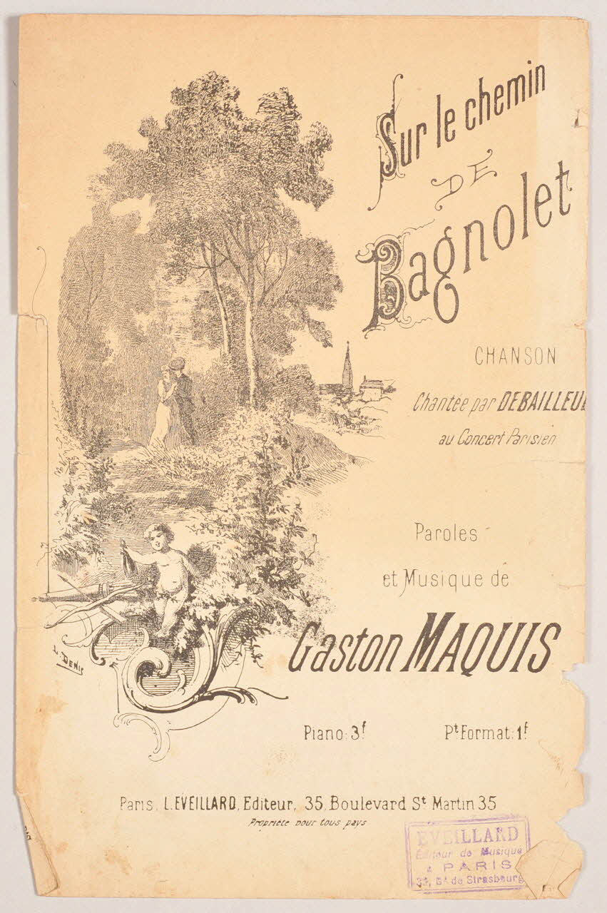 chanson petit format 1965.138.33 Photo