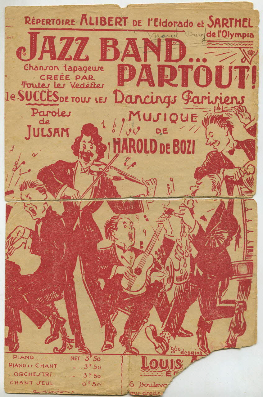 chanson petit format 1965.138.65.1-2 Photo