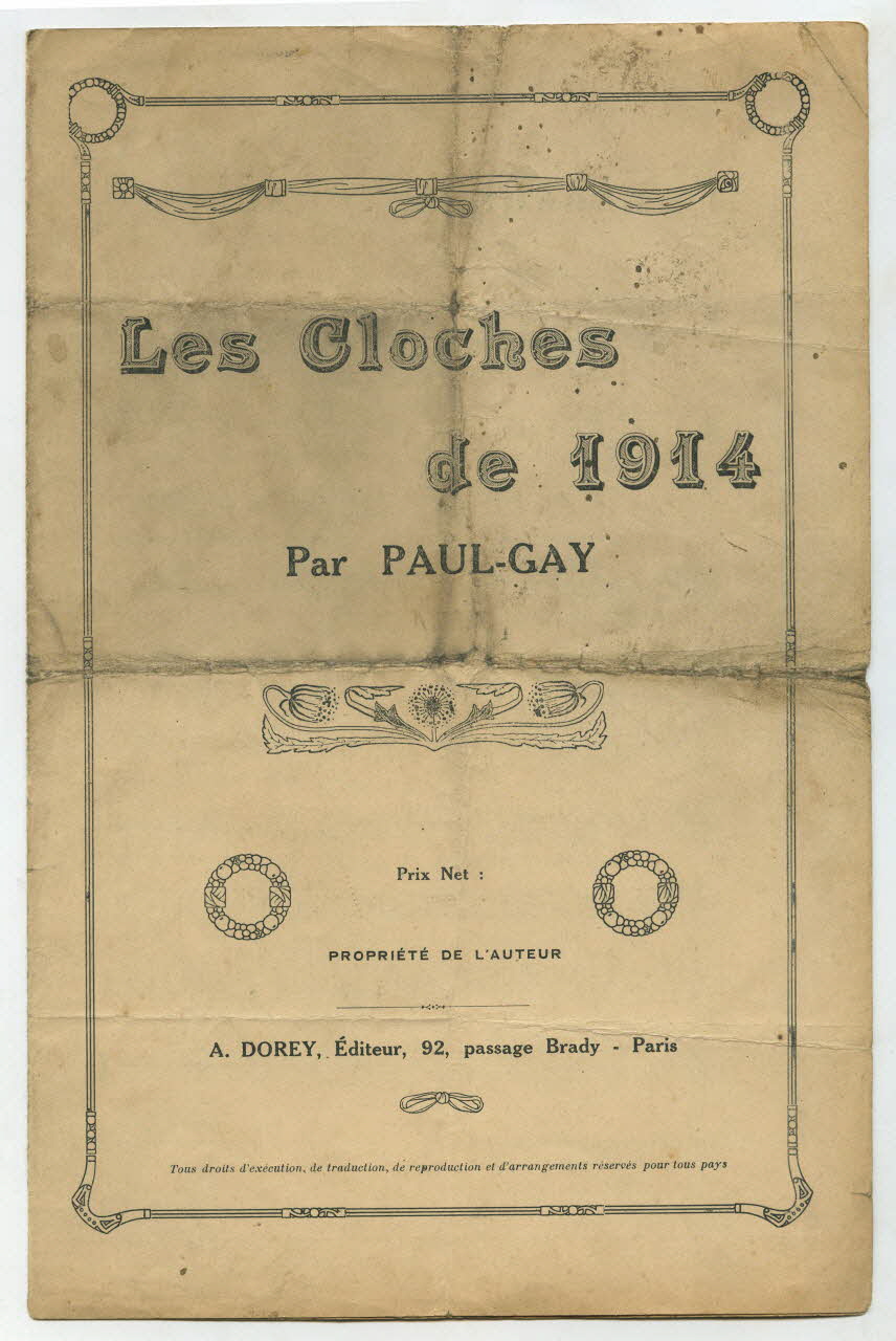 chanson petit format 1965.138.9 Photo