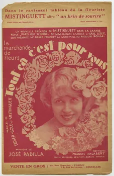 Mistinguett ; Didier Gold ; José Padilla ; Francis F. Salabert chanson petit format Île-de-France, France 1928 1965.144.126  Photo