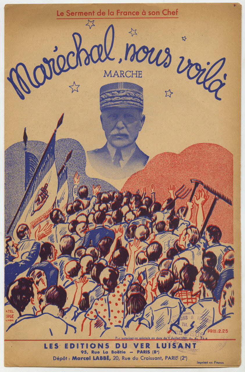 Charles Courtioux ; André Montagard ; Ver Luisant; chanson petit format Île-de-France, France 1941 1965.144.210 Photo