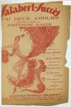 Henri Varna ; Géo Koger ; Vincent Scotto ; René Sylviano ; Pierre Mandru ; Joséphine Baker ; Francis F. Salabert chanson petit format 1930 1965.144.65 Photo