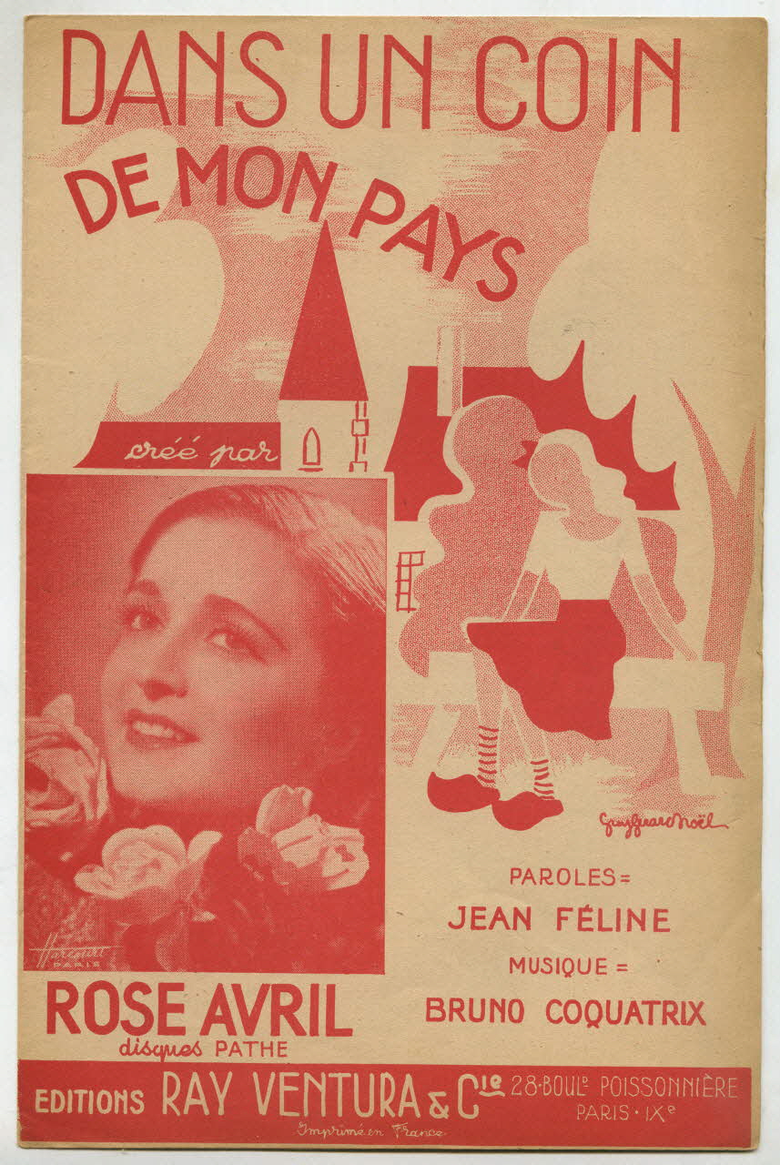 Bruno A. Coquatrix ; Jean Féline ; Rose Avril ; Ray Ventura Et Cie; chanson petit format Île-de-France, France 1940 1965.144.8 Photo