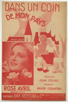 Bruno A. Coquatrix ; Jean Féline ; Rose Avril ; Ray Ventura Et Cie; chanson petit format Île-de-France, France 1940 1965.144.8  Photo