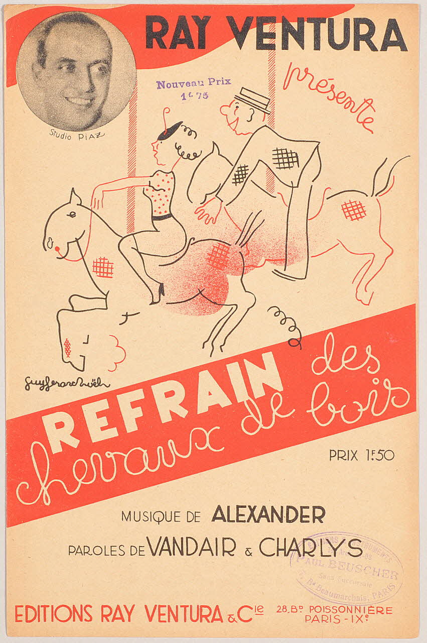 Charlys ; Maurice Vandair ; Maurice Alexander ; Ray Ventura ; Ray Ventura Et Cie; chanson petit format Île-de-France, France 1936 1965.144.81 Photo