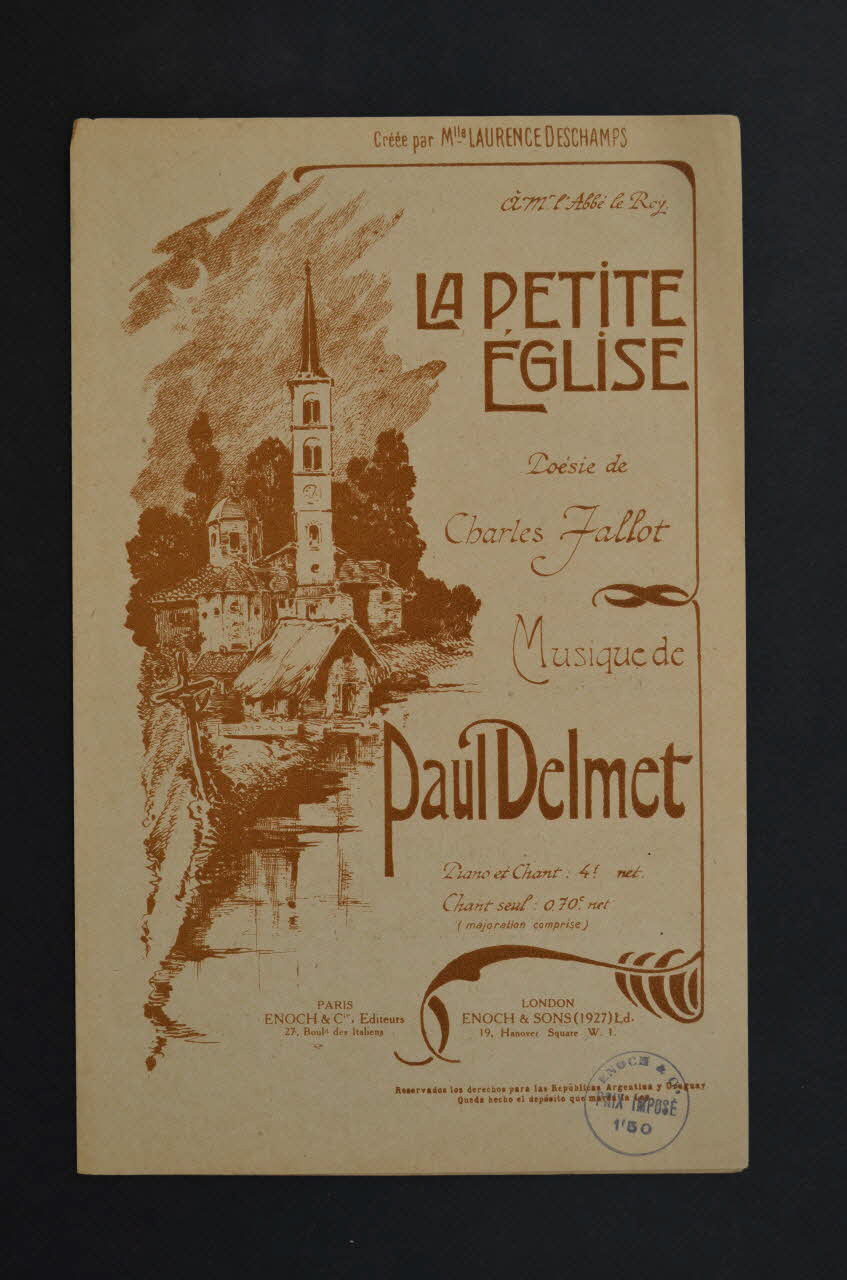 partition de musique petit format 1967.178.13 Photo Mucem