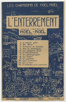 NoëL-NoëL ; Francis F. Salabert chanson petit format Île-de-France, France 1927 1965.148.4 Photo