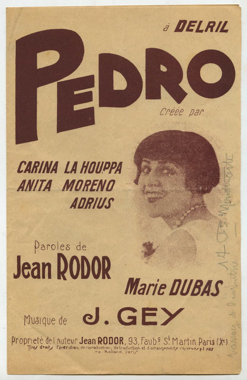 chanson petit format 1965.149.1 Photo