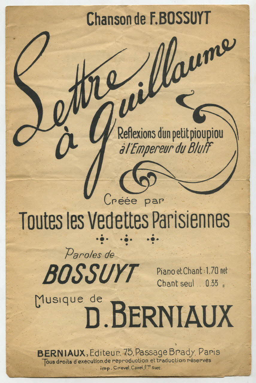 chanson petit format 1965.150.46 Photo