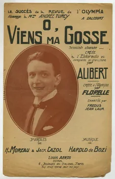 Jack Cazol ; Henry Moreau ; Harold de Bozi ; Henri Alibert ; Aeris; chanson petit format 1921 1965.150.50  Photo