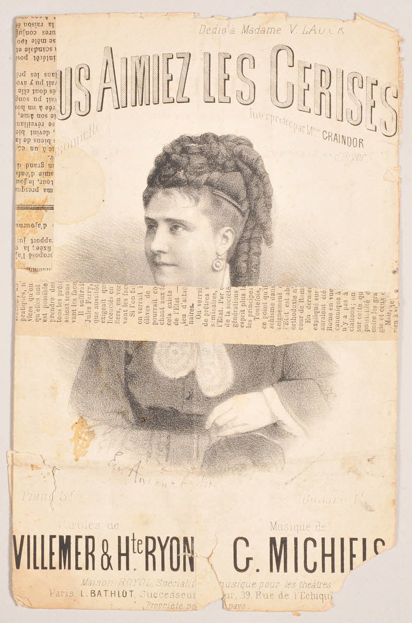 chanson petit format 1965.151.11 Photo