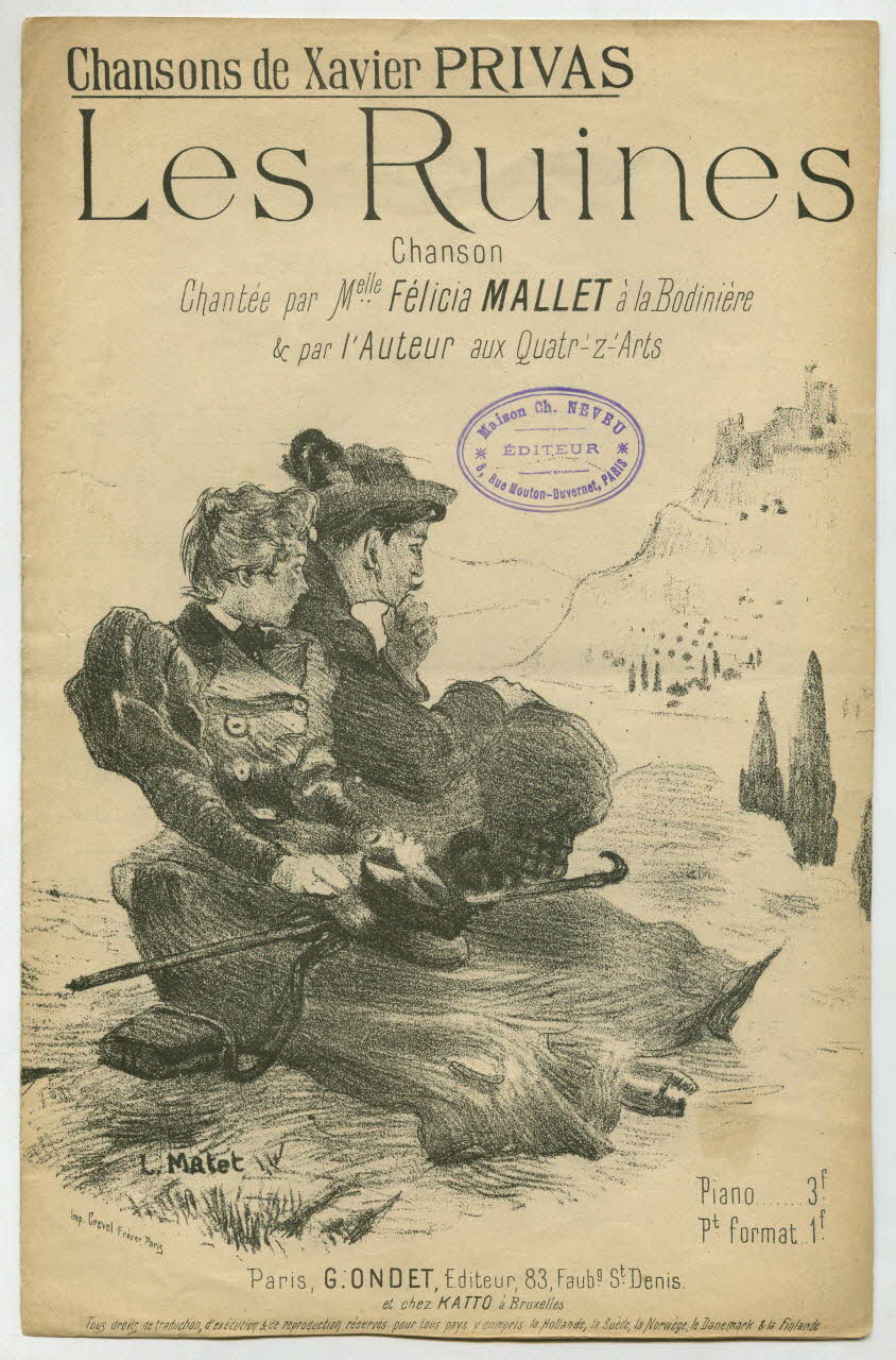 chanson petit format 1965.151.32 Photo