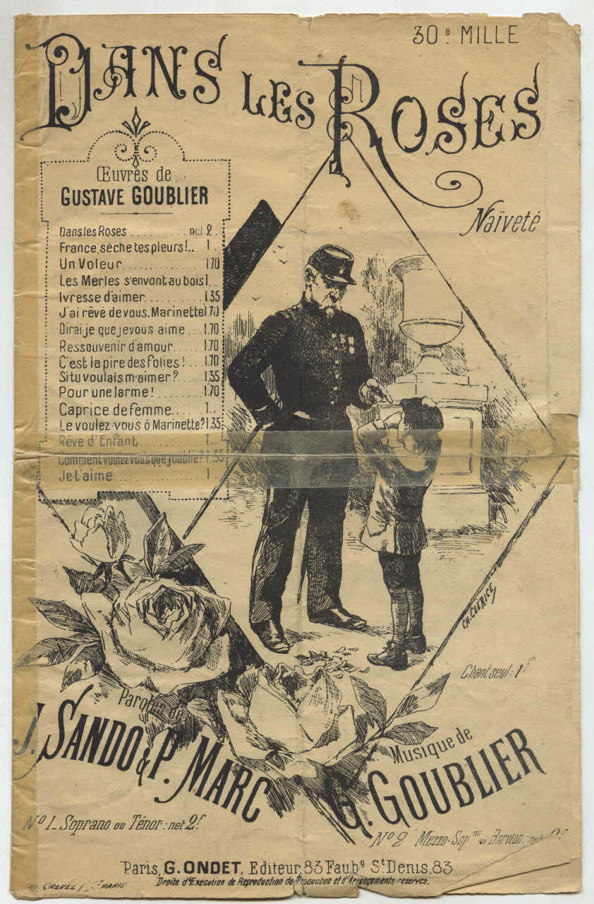 chanson petit format 1965.151.38 Photo