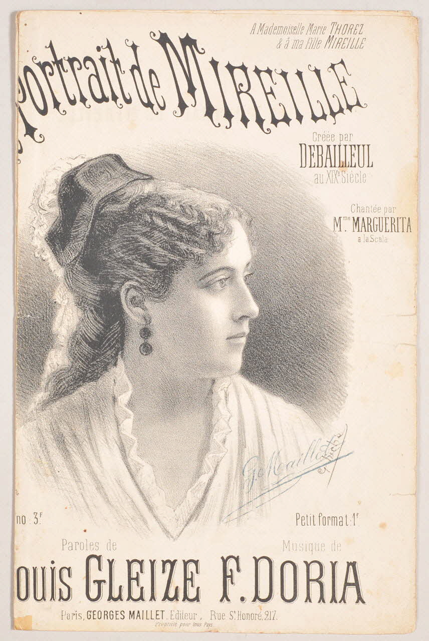 chanson petit format 1965.151.58 Photo