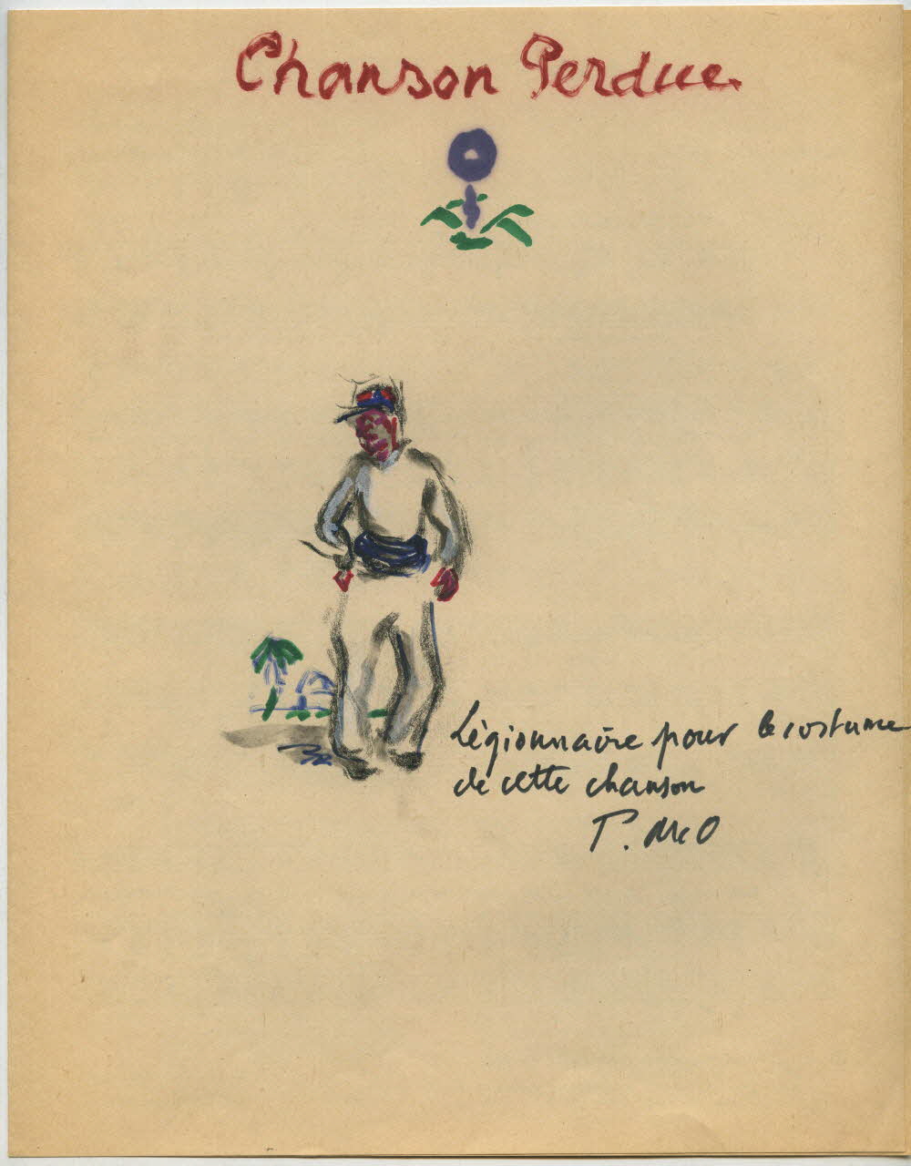 Philippe-Gérard ; Pierre Mac Orlan chanson petit format 1959-1969 1965.154.1 Photo
