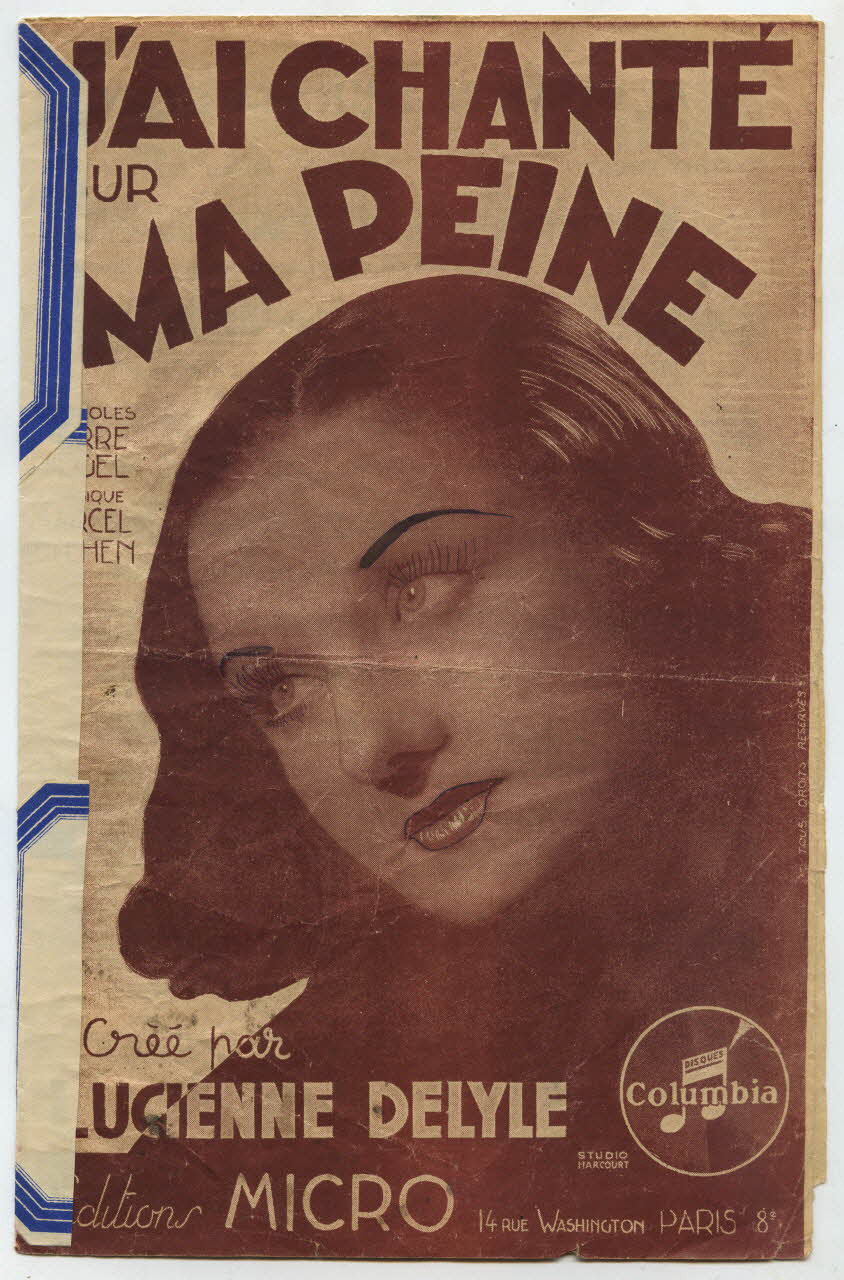 Jacques Metehen ; Pierre Hiégel ; Lucienne Delyle ; Michel Dillard ; Editions Micro; chanson petit format Île-de-France, France 1946 1965.159.20 Photo